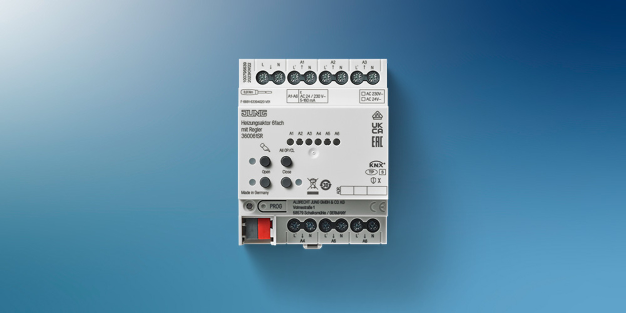 KNX Heizungsaktor 6-fach bei Elektroinstallation Jens Heidrich in Zwönitz