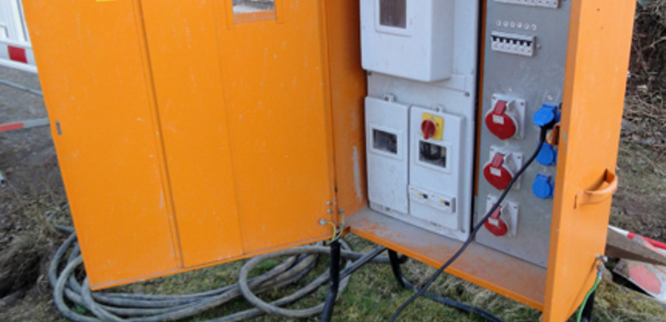 Baustrom bei Elektroinstallation Jens Heidrich in Zwönitz